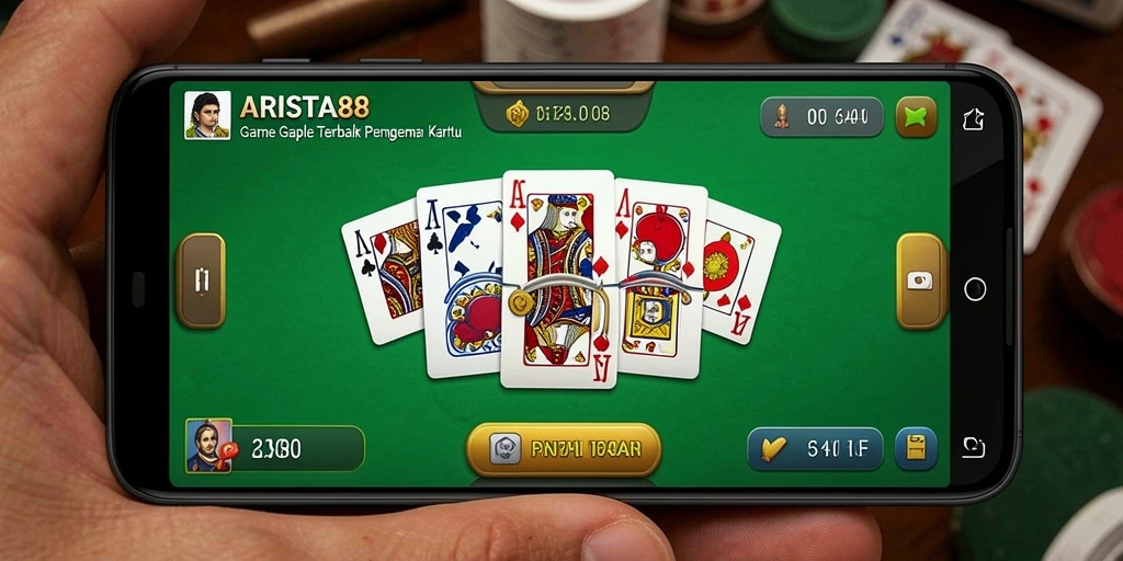 Tampilan gameplay seru ARISTA88 saat bermain Gaple.