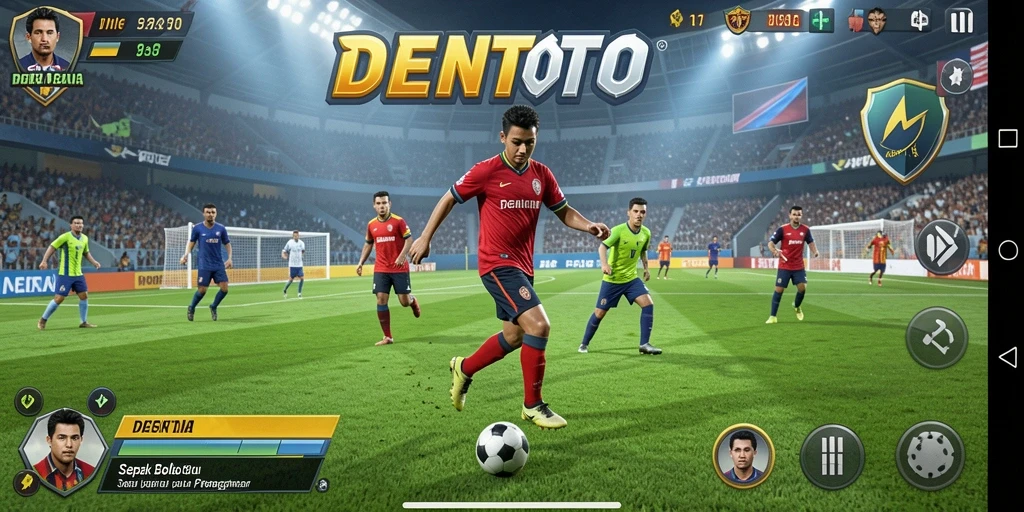Tampilan gameplay DENTOTO yang mendebarkan dan penuh aksi.