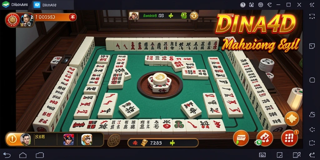 Tampilan gameplay <strong>DIANA4D</strong> yang memukau dengan grafis Mahjong yang menarik.