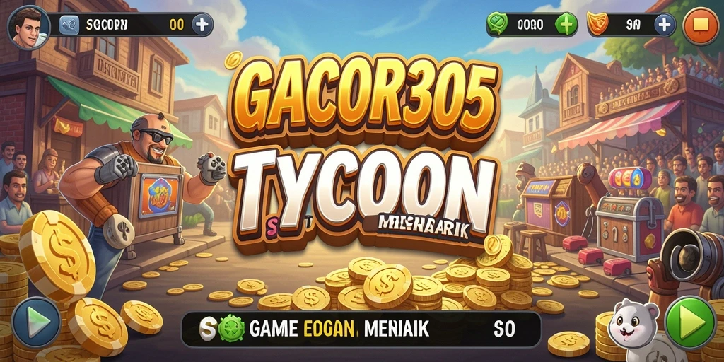 Tangkapan layar utama GACOR305 menampilkan gameplay Tycoon yang seru.
