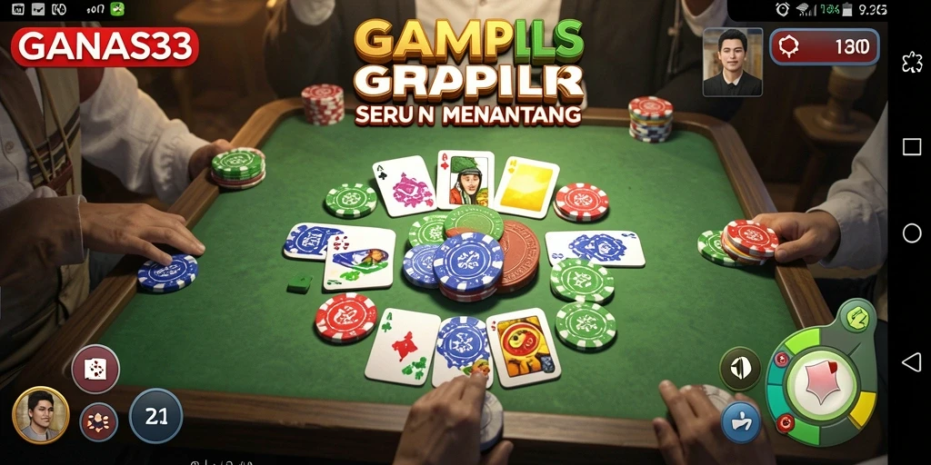 Tampilan gameplay GANAS33 yang menarik dengan interaksi seru.