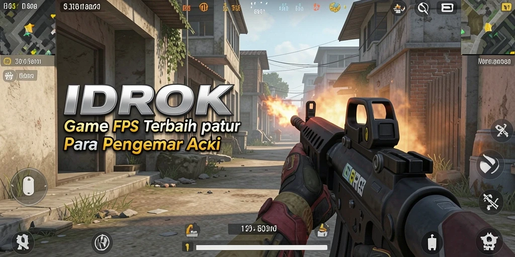 Gameplay mendebarkan IDROK dalam aksi FPS yang intens.