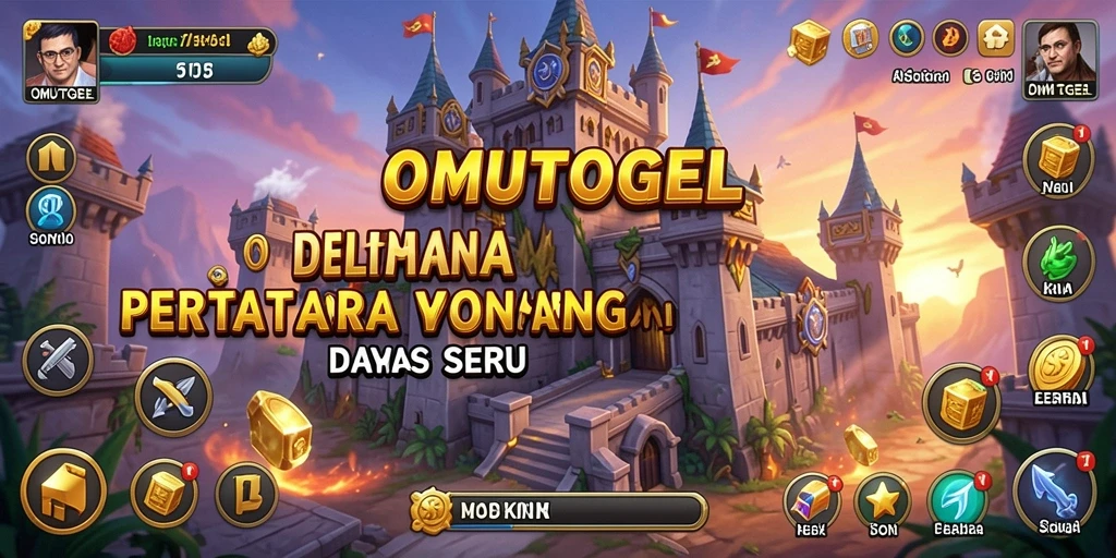 Screenshot menunjukkan aksi seru dari game Tower Defense OMUTOGEL.