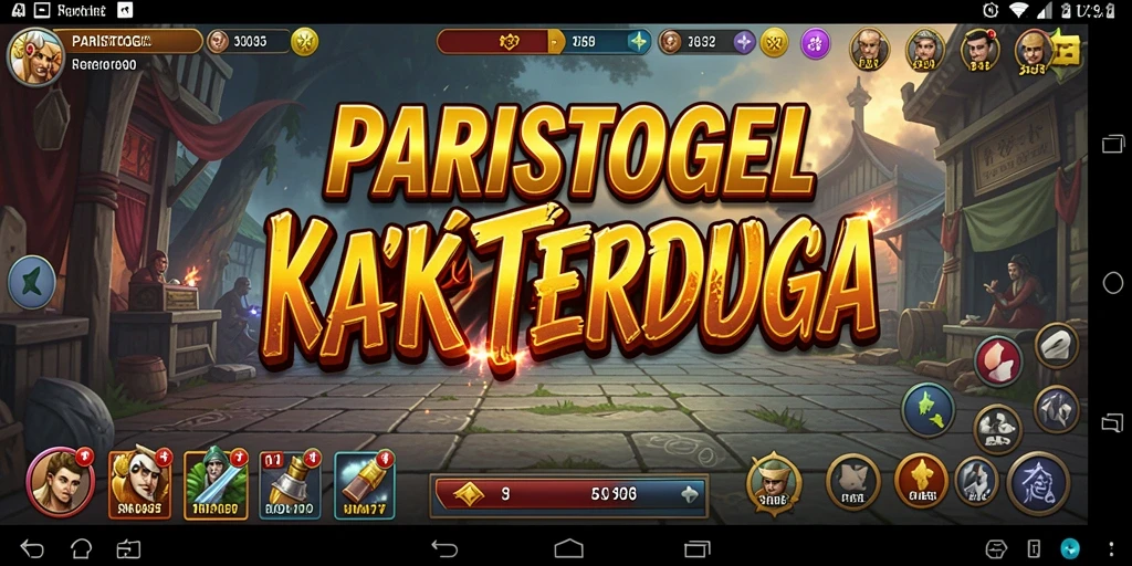 Screenshot gameplay PARISTOGEL yang menampilkan suasana Horror yang mencekam.