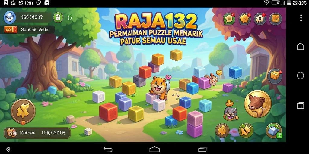 Tampilan gameplay RAJA132 yang menantang dan seru.