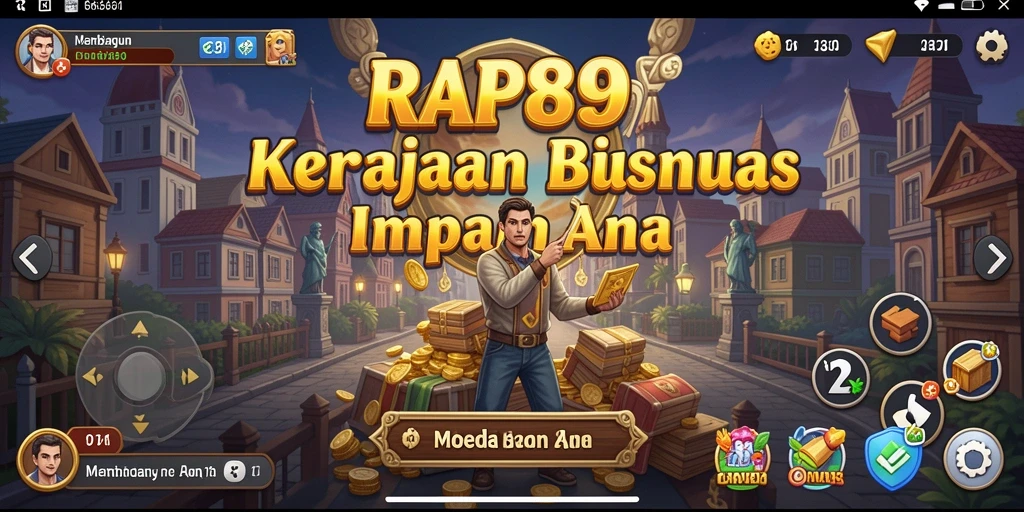 Tampilan gameplay RAP89 yang menakjubkan dengan manajemen bisnis yang mendetail.