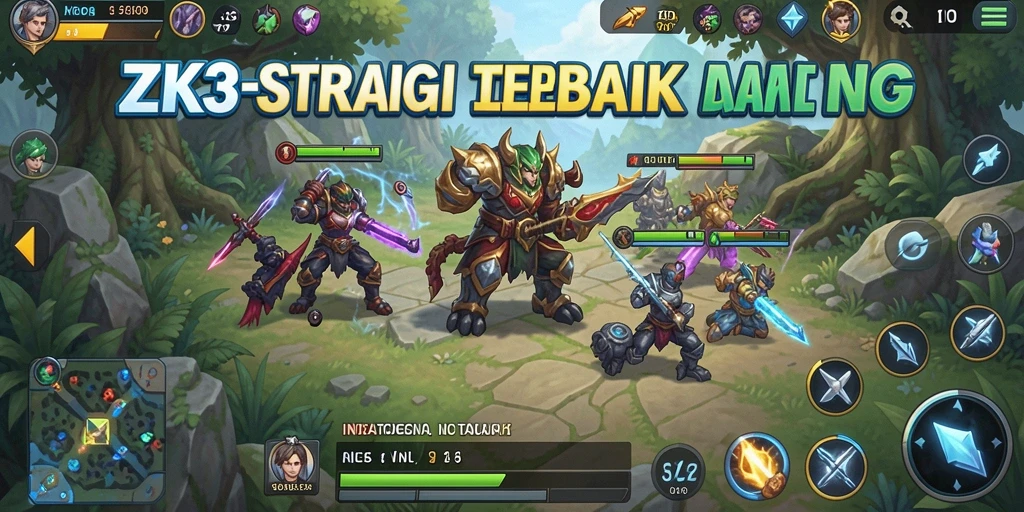 Tangkapan layar dari gameplay ZK3 yang menampilkan strategi yang mendalam.
