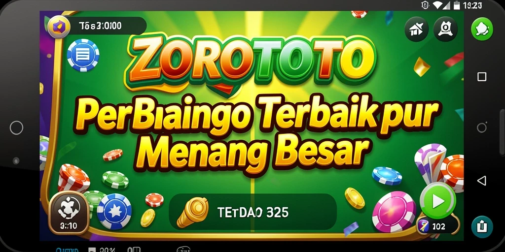 Tampilan gameplay seru dari ZOROTOTO dengan suasana Bingo yang menarik.